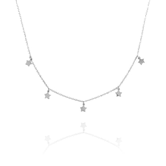 COLLAR ESTRELLAS ı PLATA