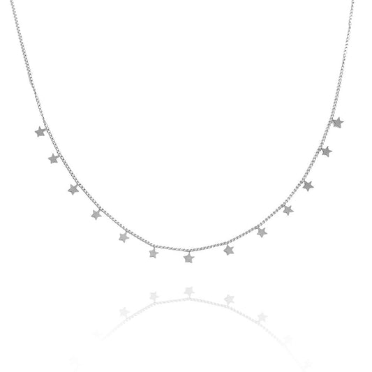 COLLAR ESTRELLAS MINI ı PLATA