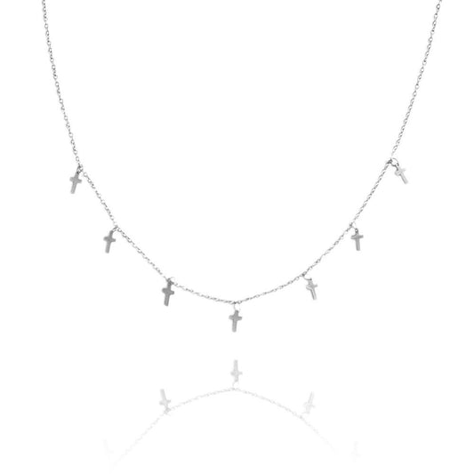 COLLAR CRUCES ı PLATA