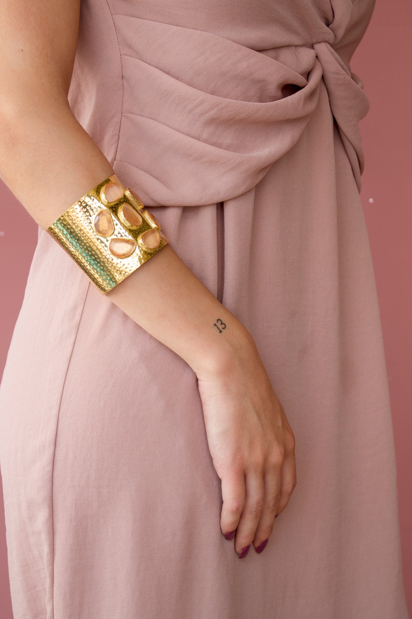 BRAZALETE OJO DE GATO MULTI ı ORO