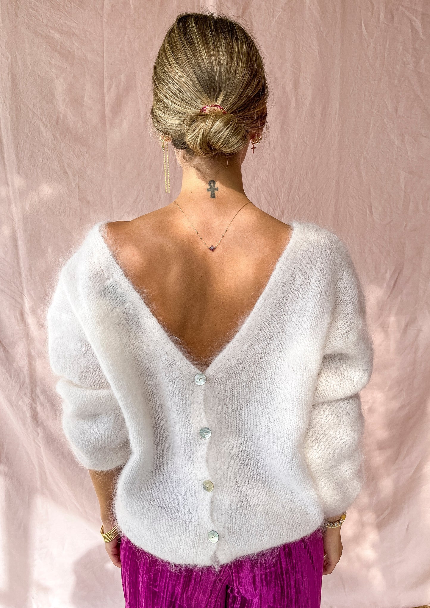 JERSEY BLANCO MOHAIR