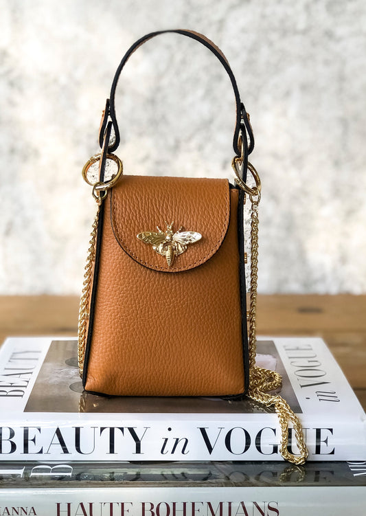 Bolso abeja camel