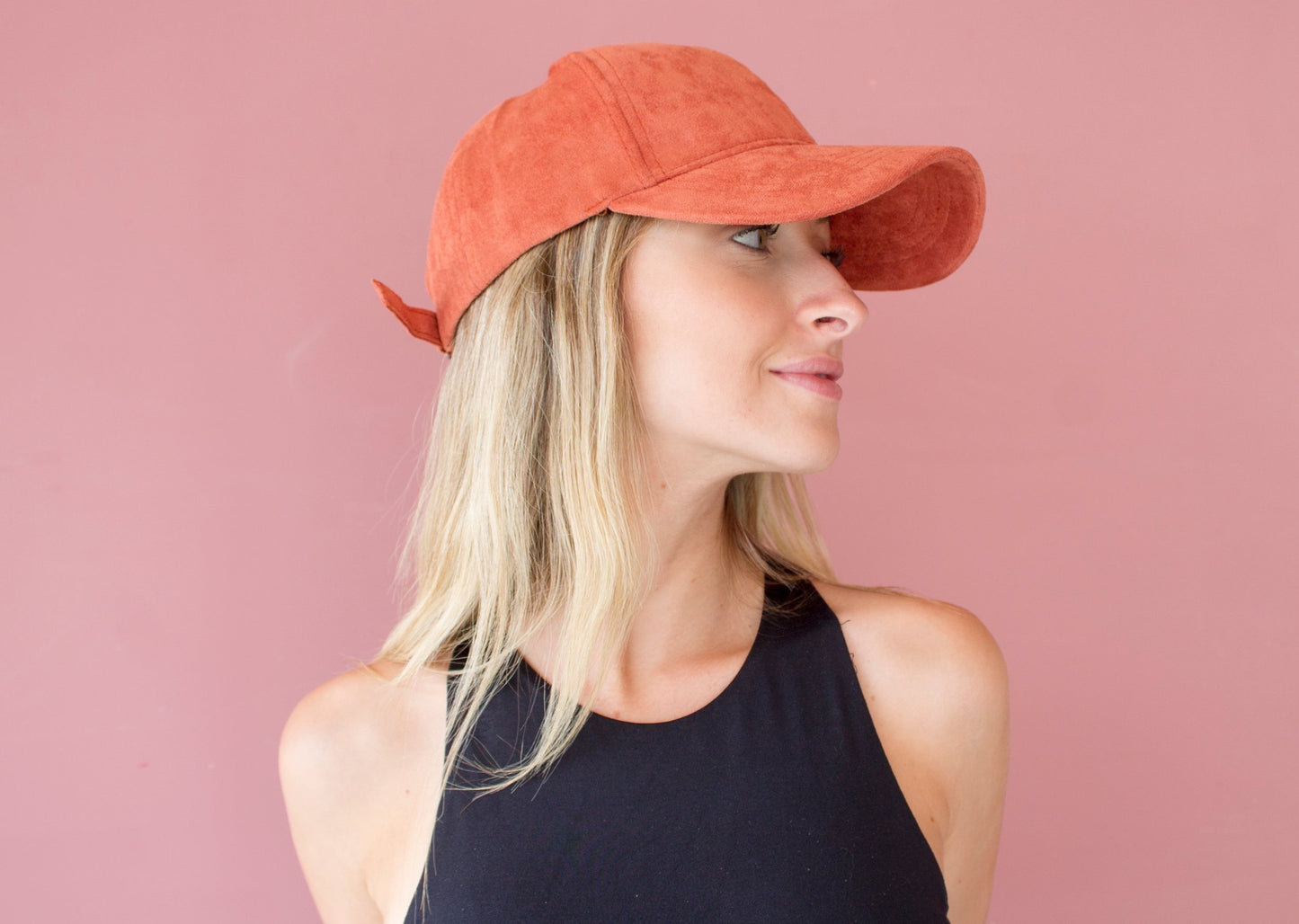 GORRA TERCIOPELO NARANJA