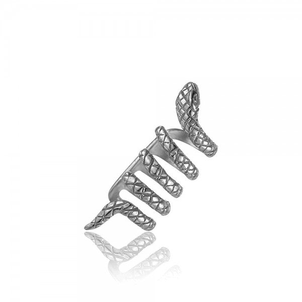 FALSO PIERCING EARCUFF SERPIENTE ı PLATA UD.