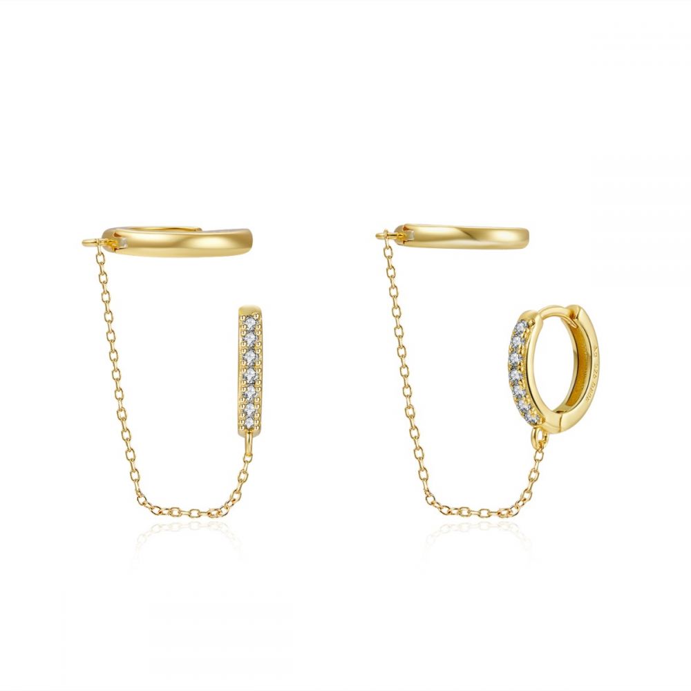 ARO MINI CIRCONITA & ARO MINI CADENA ı ORO UD.
