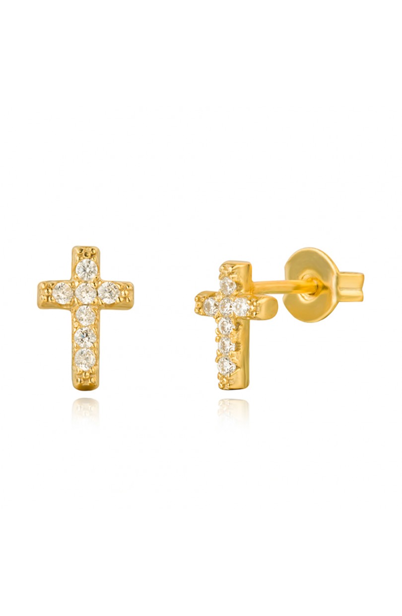 SMALL CRUZ | CIRCONITAS ı ORO  UD.