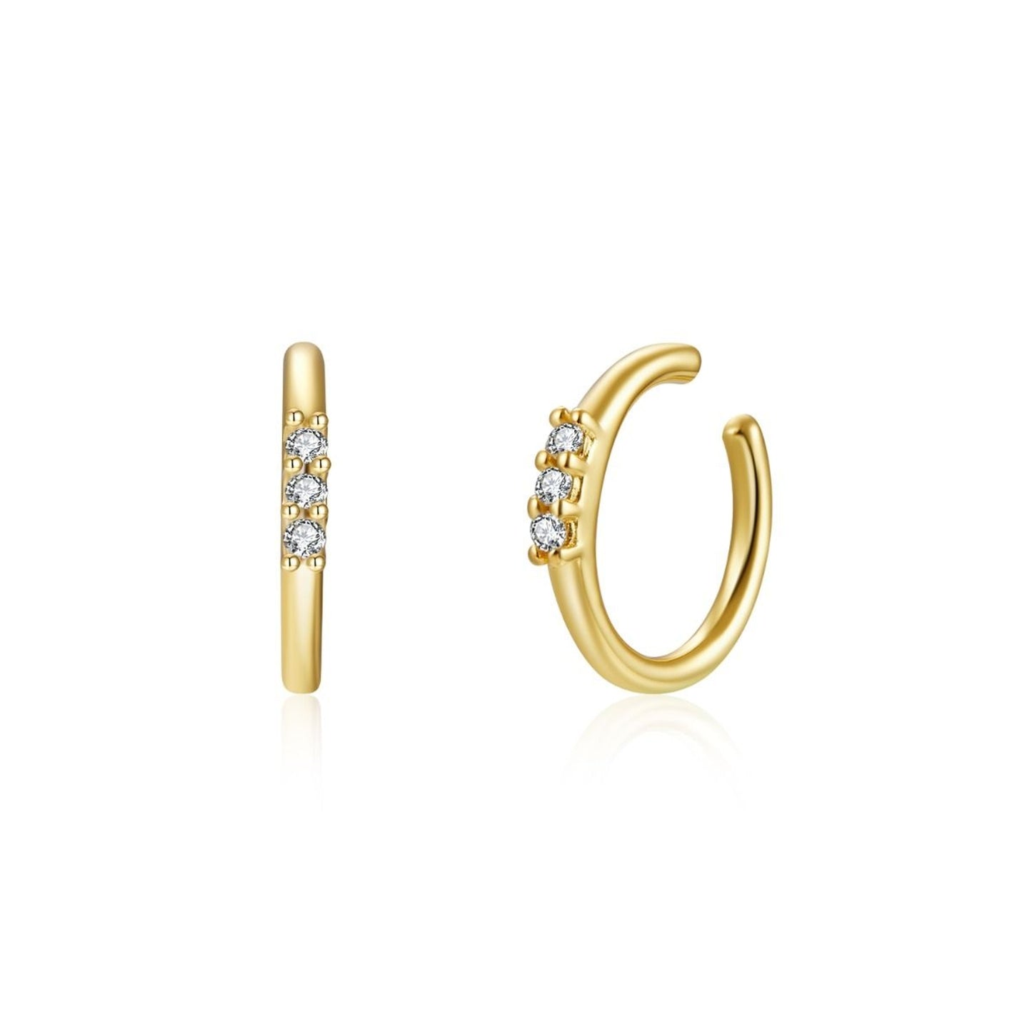 FALSO PIERCING EARCUFF | CIRCONITA  ı ORO UD.